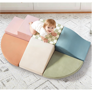 Tiny Land Soft Foam Climbing Blocks for Toddlers, 6-Piece Foam Blocks