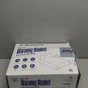 Westinghouse Heated Queen Size Blanket - Electric With 10 Heating Levels, 1-12 Hours Auto Shut Off, Fast Warming, Machine Washable (84x90 Inches, Navy Blue)