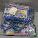 JOYIN 24 Pcs Valentines Day Heart-Shaped Watercolor Paints, 16 Colors Paint Palettes with Brushes & Gift Tags & Ropes, Valentines Day Arts for Kids Crafts DIY Activity Classroom Gifts Party Favors