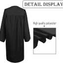 Happy Secret Matte Choir Robe for Church Adults, Graduation Gown, Baptismal and Judge Robe for Ceremony Use, (5'6"-5'8") 51"