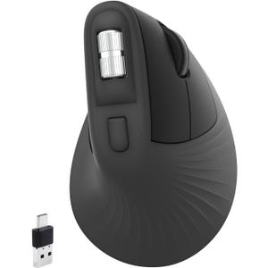 Wireless Ergonomic Mouse, 2.4GHz Wireless Vertical Mouse, Horizontal Scroll Wheel, 7 Buttons, 3 DPI Adjustable, Quiet Clicks, Compatible with Windows/Mac OS, PC, Computer, Desktop, Notebook Wireless Ergonomic Mouse, 2.4GHz Wireless Vertical Mouse, Horizontal Scroll Wheel, 7 Buttons, 3 DPI Adjustable, Quiet Clicks, Compatible with Windows/Mac OS, PC, Computer, Desktop, Notebook