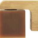 Professor Fuzzworthy Wood Air Dry Magnetic Soap Holder in-Shower Storage for Soaps & Beard Shampoo Bars - No More Soggy Soaps - Wooden Soap Dish Dispenser Bath Kitchen & Shower (Beech Wood)