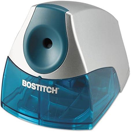 Bostitch Office Personal Electric Pencil Sharpener, Powerful Stall-Free Motor, High Capacity Shavings Tray, Blue