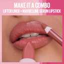 MAYBELLINE Serum Lipstick, Hydrating Lip Makeup with 8HRs of Lip Plumping Moisture with Hyaluronic Acid + Oil Blend, Make It Work (Midtone Rosey Mauve Satin)