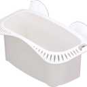 Attwood 11849-2 Cockpit Caddy, Holds Fishing Gear and Personal Items, Slots for Over 22 Lures, White Plastic (One Size)
