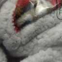 Ramees Christmas Throw Blanket, Christmas Decorations Blankets and Throws, Fuzzy Cozy Soft Warm Fleece Sherpa Winter Holiday Blanket for Bed Couch Sofa Reindeer Snowflakes, Was used