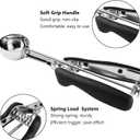 Cookie Scoop 4 Tablespoon, 2 OZ Cookie Scoops for Baking, Muffin Scoop For Baking, Comfortable Grip, Non-Slip, For Making Cookie Muffin Cupcake Pancake Ice Cream Meatball (#16 - 4 Tbsp)