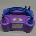 NuLink Balloon Pump Electric Portable Dual Nozzle Air Pump for Balloons Blower Pump Inflator for Decoration, Birthday Party [110V~120V, 600W, Purple]