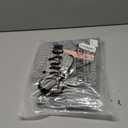 QINSEN Oversized Button Down Shirts for Women Long Sleeve Striped Casual Blouse Cotton Tops (X-Large, Dove)