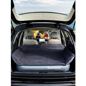 SUV Air Mattress with Wireless Removable 3-in-1 Built-in Pump & Mattress 'Wings' | 7-inch Height Car Mattress for Mid/Large SUVs, Trucks, Minivans, Supports 660lbs Ideal for Road Trips & Camping