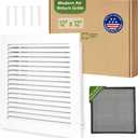 Modern Air Return Grille 12x12 Duct Opening for Ceiling or Wall