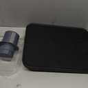 Car Table Tray & Laptop Desk for Car, 360 Rotating Wood Cup Holder Table, Aluminum Cantilever Laptop Mount for Vehicle, Steering Wheel Tray (Black)