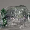 QCAA Extra Heavy Duty Concealed Safety Hasp, Flexible Link, with Hardened Staple, 6-1/4" Single Flexible, Black Coated, 2 Pack