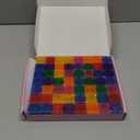 56PCS Magnetic Blocks, Transparent Magnetic Cubes, Magnet Building Blocks for Toddlers 3+, Montessori Toys, Preschool STEM Educational Sensory Magnet Toys for Kids Ages 3-5 Year Old Boys and Girls