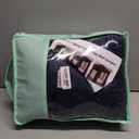 AIKASY Dark Blue Thickened Bed Canopy Curtains - Elegant Bedroom Decor for Adults and Girls - Strong Lightproof and Windproof Design(Queen, Dark Blue)