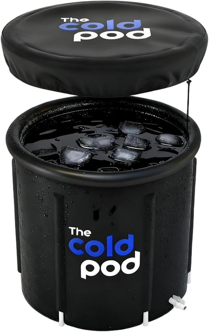Ice Bath Tub for Athletes with Cover: 85 Gallons Cold Plunge Tub for Recovery, Multiple Layered Portable Ice Bath Plunge Pool by The Cold Pod
