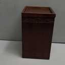 Wooden Cremation Urn for Human Ashes,Wooden Carved Cross Cremation Urns,Holds 250 Cubic Inches,Cat and Dog Pet Urns,Decorative Funeral Urn Box and Casket