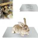 Rabbit Cooling Pad, 2PCS Hamster Cooling Pad Pet Cooling Mat for Rabbit Bunny Hamster Guinea Pig & Other Small Pets Stay Cool This Summer - Bite Resistance Pet Cool Plate Ice Bed