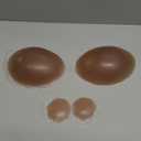 Niidor Self Adhesive Bra Strapless Invisible Backless Sticky Push up Silicone Bra for Women-Brown-E