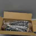 3Pcs Mini Christmas Tree for Table Decor Little Xmas Tree with LED Light for Table Centerpieces Tiny Bottle Brush Tree with White Snow for Home Indoor Tabletop Christmas Decoration