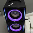 Hotlemon Large Bluetooth Speaker: 240W Peak Powerful Loud Sound with Deep Bass, 15H Playtime, Fast Charge, TWS, Portable Wireless Speakers for Outdoor, Party, Beach, Backyard, Home, Outside (Black)