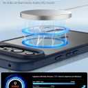 for Google Pixel 10 Pro XL Case,Compatible with MagSafe Shockproof Slim Translucent Matte Anti-SlipMilitary Drop Protection for Men Women (Blue)