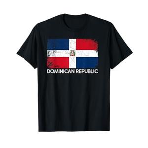 Dominican Flag | Vintage Made in Dominican Republic T-Shirt L