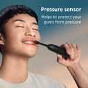Philips Sonicare DiamondClean 9000 Electric Toothbrush - Sonic Toothbrush with App, Pressure Sensor, 12 Brushing Settings, Replacement Reminder, USB Charging Case, Black & Rose Gold, 2-Pack, HX9912/71
