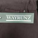 WAYRUNZ Womens Hyper Ultra Stretch Comfy Pants Colored Mid-Rise Skinny Jean Juniors Jegging Berry Brown(026-Berry Brown-10)