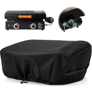 NOELIFE Griddle Cover for Blackstone 22 inch Tabletop Griddle with Hood, Propane Fuel Cylinder Can Be Covered Completely, Waterproof Grill Cover Outdoor BBQ Grilling Accessories (Cover Only)