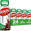 BOOST High Protein with Fiber Ready to Drink Complete Nutritional Drink, Rich Chocolate, 8 fl oz Bottle, 24 Pack, Best By:05/23/26