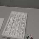 Eywamage White Snowflakes Christmas Flameless Taper Candles with Remote, Flickering LED Wax Candlesticks Set of 4