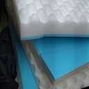 EHEYCIGA Orthopedic Dog Beds for Large Dogs, Waterproof Memory Foam Large Dog Bed with Sides, Non-Slip Bottom and Egg-Crate Foam Pet Couch Bed with Washable Removable Cover, nav(41.0"L x 27.0"W x 6.5"Th)