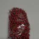 500 Pcs Artificial Holly Berries, Mini 10 mm Christmas Fake Berry with Stem Berry Picks for Xmas Tree Home Decoration Wreath DIY Craft Winter Holiday Party(Burgundy,Pure)