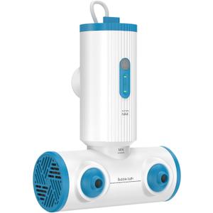 Cordless Bath Jet for Tub - Portable Bathtub Spa Massager with Dual Jets & Bubbles, 2 Speeds, IP67 Waterproof Rechargeable Home Spa, Perfect Self-Care Relaxation Gift for Women & Men