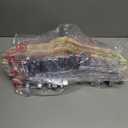 Cozymood Velvet Skirt Hangers 36 Packs Ultra Thin Hangers with Clips Non Slip Velvet Pant Hanger Space Saving Clothes Hanger with Clips for Pants, Skirts, Jeans, Shorts (Beige)