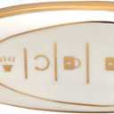 3 4 Button TPU Key Fob Shell Cover for Chevy Volt 2016 2017 2018 2019 2020 2021 EV EUV 2022 2023 2024 Bolt Spark Traverse Trailblazer LT Trax Sonic Equinox 2018-2021 (engine start 4 button white)