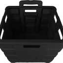Everything Mary Rolling Plastic Storage Cart Black Organizer for Crafts, Sewing, Office & Home Supplies