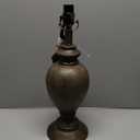 Antique Brown Table Lamp Base with Light Socket, 18"
