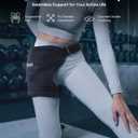 3D Hip Ice Pack Wrap After Surgery with 2-Layer Cooling Gel, Ice Pack for Hip Replacement Surgery with Evenly 45-Min Cold Therapy for Sciatica, Fracture, Cold Compress Hip Brace Physical Recovery