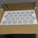 24 Pcs Votive Candle Holders, Clear Glass Candle Holders Bulk for Table Centerpiece, Tea Lights Candle Holders for Wedding Shower, Party and Home Decor