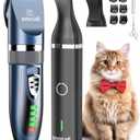 oneisall Cat Clippers and Paw Trimmer 3 in 1 Cat Grooming Kit,Cat Clippers for Matted Hair,Cordless Kitty Shaver for Matted Long Hair,2 Speed Pet Clippers