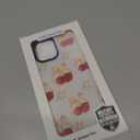 for iPhone 14 Plus Case, Cute Cherry & Floral Pattern with Vintage Bows, Military-Grade Drop Protection, Cute Soft Slim TPU Protective Cover with Camera Protection for Women & Girls