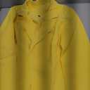 Allegra K Women's Dressy Casual Blazer Open Front Office Work Business Lightweight Crop Suit Blazers (Yellow, XS)