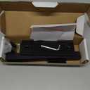 EaseLife 10" Sliding Barn Door Pull Handle with Flush Hardware Set, Double Sided, Heavy Duty, Square, Matte Black Powder Coated Finish, Easy Install