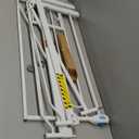 Carlson 36" Extra Tall Walk Through Dog Gate for Doorways & Bottom of Stairs, Metal Pet Gate with Small Pet Door, Expands 29.536.5, White