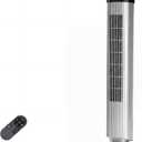 Alpen Oscillating Tower Fan with Remote, 22.3ft/S High Velocity Standing Floor Fan for Bedroom 12h Timer 28db Quiet with LED Display, Bladeless Fans for Home Indoor, Grey
