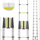 20.3 FT Telescoping Ladder for Home RV,Collapsible Extension Ladder 330 lbs