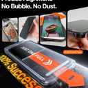 TORRAS Unbreakable for iPhone 17 Pro Screen Protector, 9H+ Military-Grade,12 FT Shatterproof, Aerospace Tempered Glass 2 Pack - Full Coverage, Anti-Scratch, Bubble-Free, Easy Installation,6.3 inch