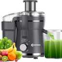 uicer Machine 500W, 3 Speed Centrifugal Juicer Extractor with Wide Mouth 3” Feed Chute for Fruit Vegetable, High Yield Juicer